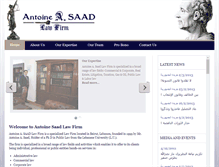 Tablet Screenshot of antoinesaad.com
